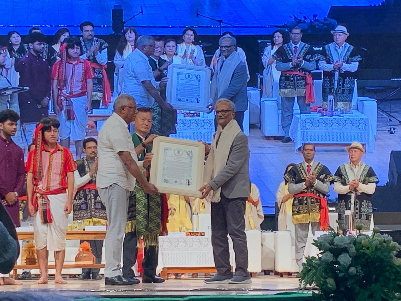 Our LM S.K. Bose has been conferred Honorary Doctorate of Martin Luther Christian University.