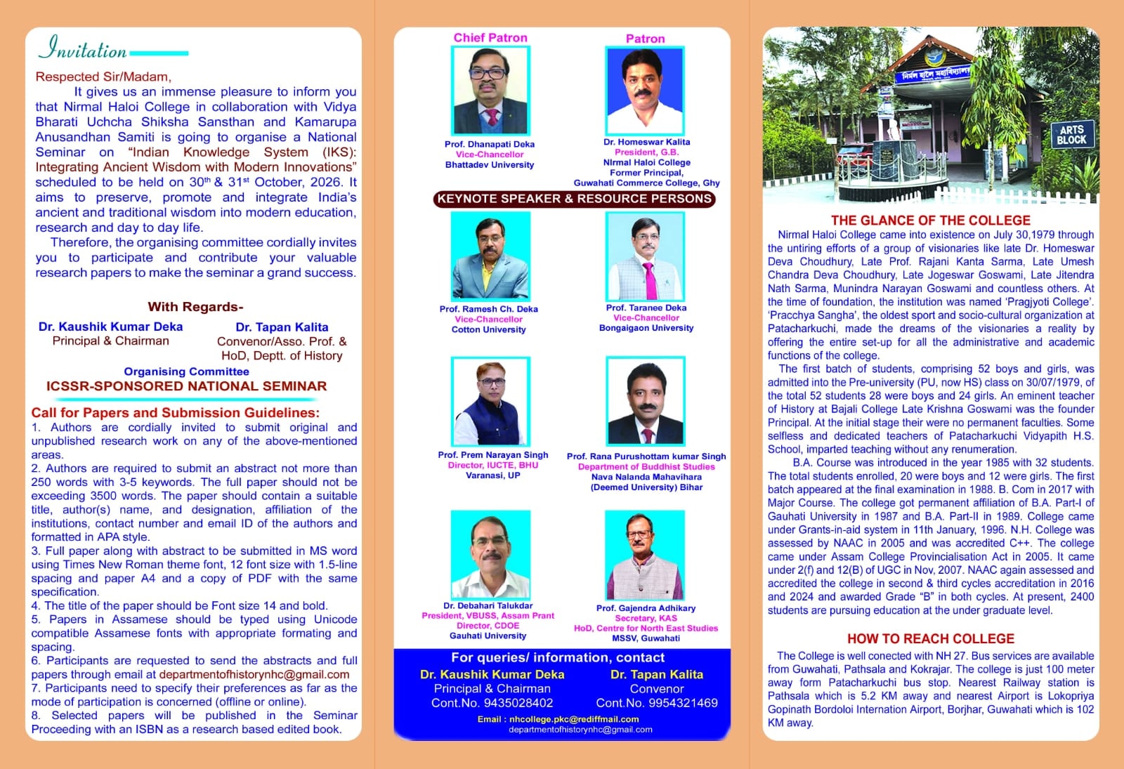 ICSSR Seminar brochure